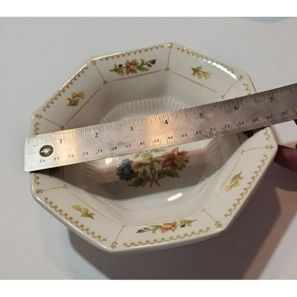 Vtg Nikko Japan Classic Collection 6-3/4"Soup/Salad/Dessert Bowl "Magenta" 4 - Picture 5 of 6